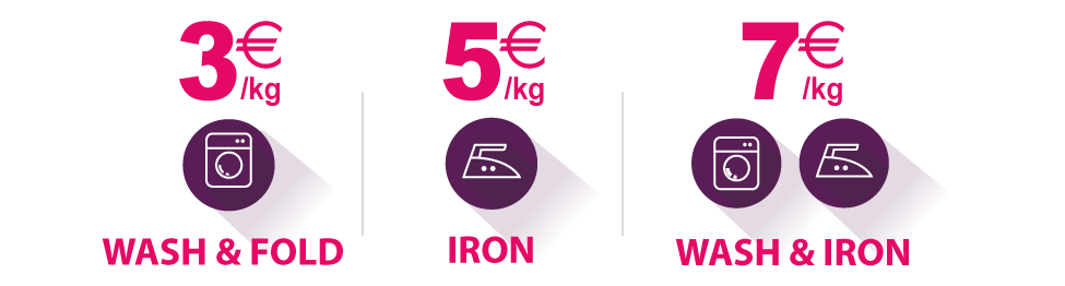 Tarifs linge au kilo